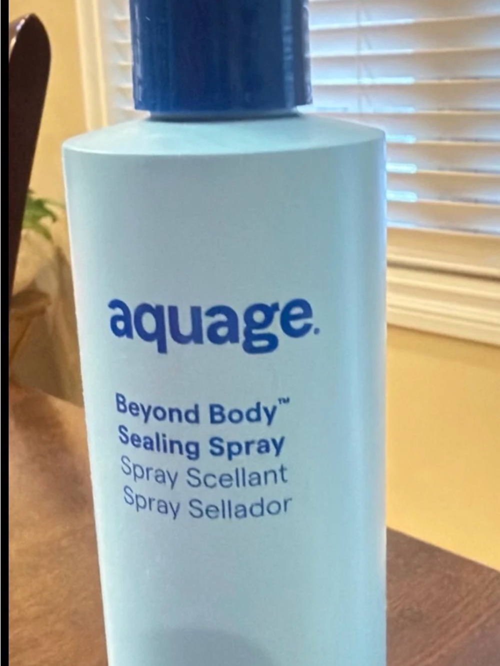 aquage Beyond Body Sealing Spray in Light Blue